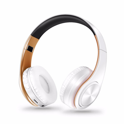 Gold colors Bluetooth Headphones Wireless
