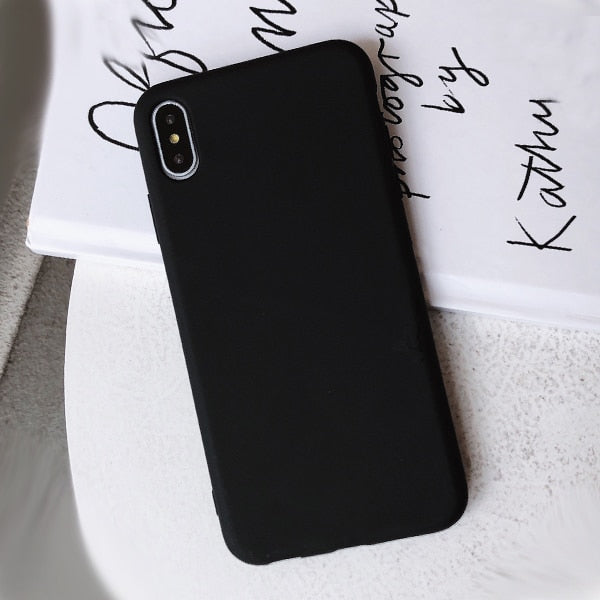 Silicone Couples Cases For iphone XR X XS Max 6 6S 7 8 Plus