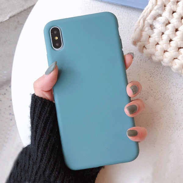 Silicone Couples Cases For iphone XR X XS Max 6 6S 7 8 Plus