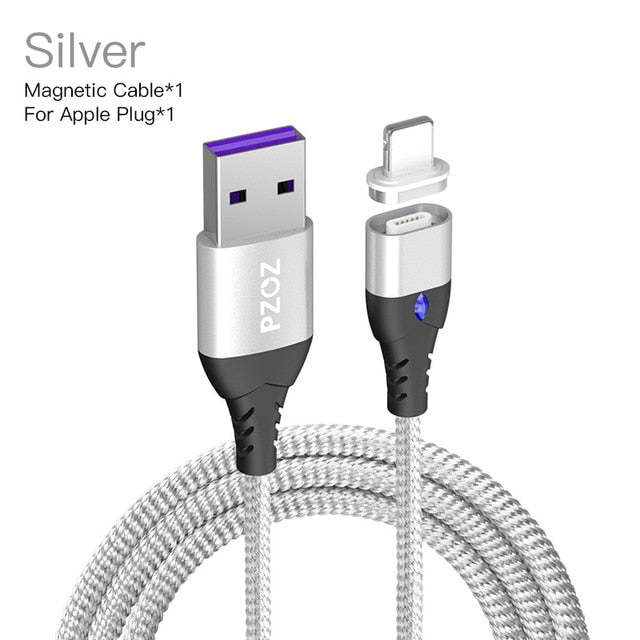 PZOZ 5A Magnetic Cable Micro usb Type C Super Fast Charging