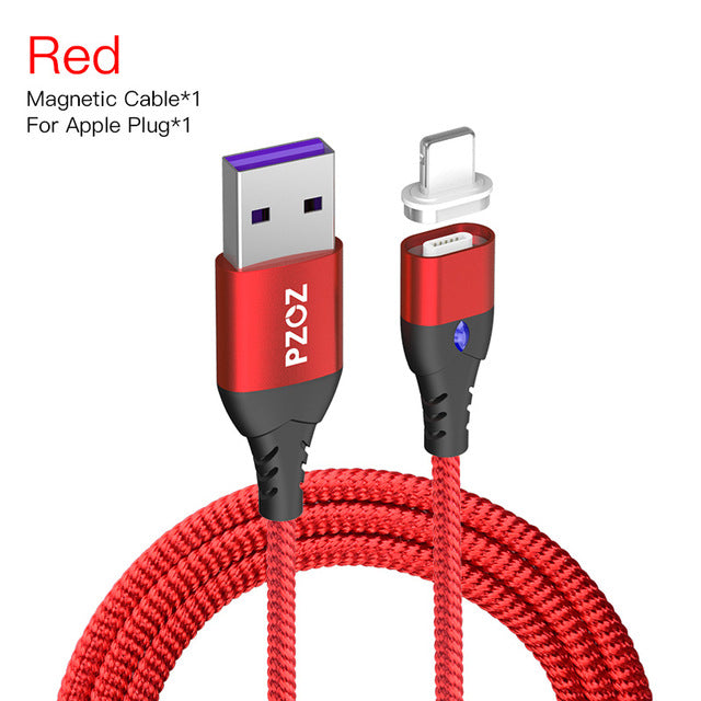 PZOZ 5A Magnetic Cable Micro usb Type C Super Fast Charging