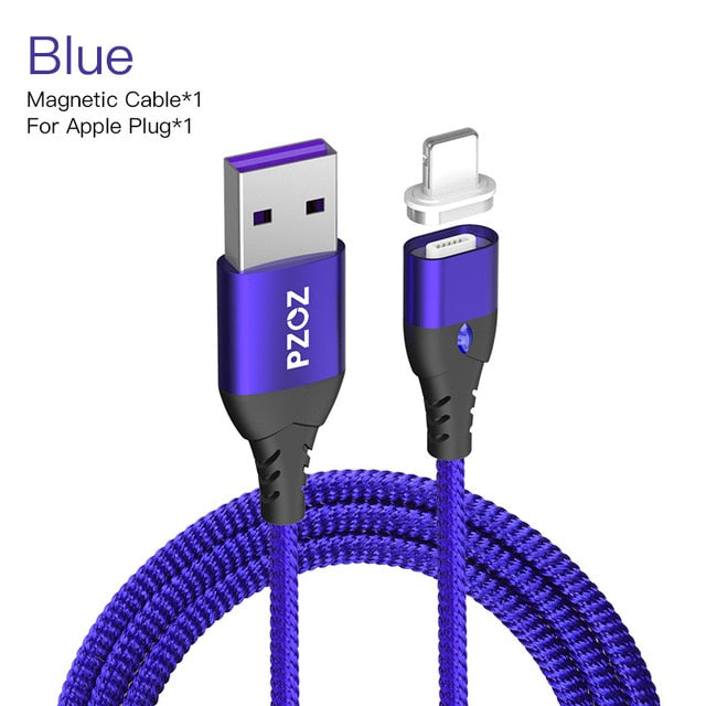 PZOZ 5A Magnetic Cable Micro usb Type C Super Fast Charging