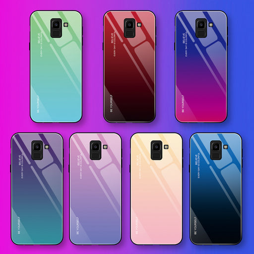 Samsung Galaxy S8 S9 S10 Plus S10e A50 A30 70 A7 J6 A8 2018 Note 8 9 M30 M20 Aurora Colorful Cover