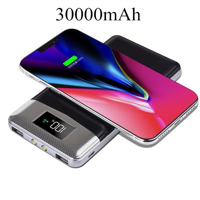 TOP 30000mAh QI Wireless Charger Power Bank