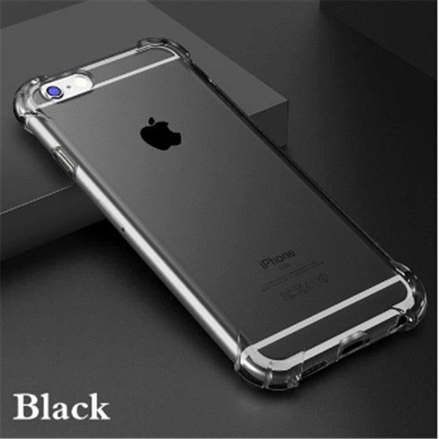IPhone Case5S  6 7 8 Plus XS MAX XR X Clear protection Back Cover