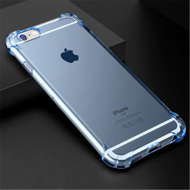 IPhone Case5S  6 7 8 Plus XS MAX XR X Clear protection Back Cover