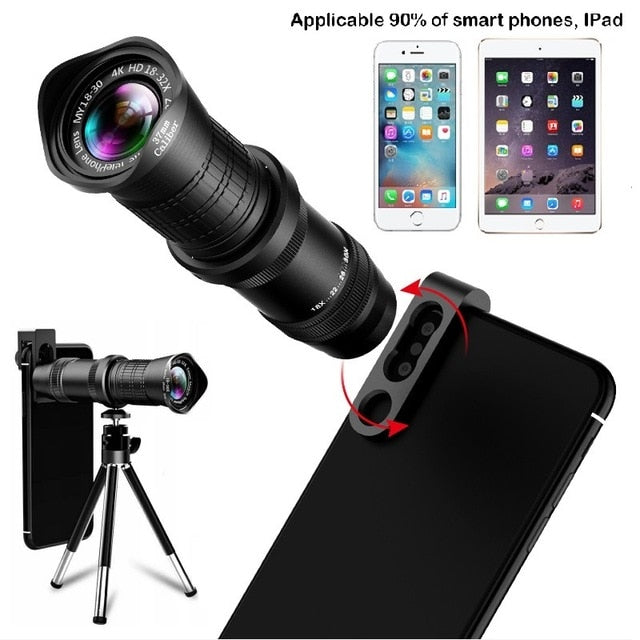 Cellphone Mobile Phones 18 X -30x Camera Zoom Optocal  Telescope Telephoto Lens